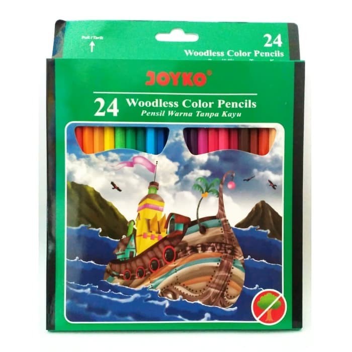 

Gaya Pensil Warna Joyko 24 Warna Hot Sale
