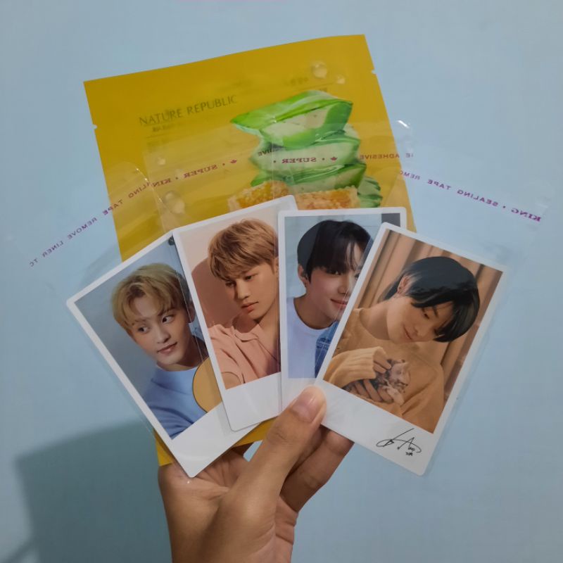 [TAKE ALL FREE SHEET MASK] POLAROID NATURE REPUBLIC NCT 127 Taeil Yuta Doyoung Jungwoo Mark