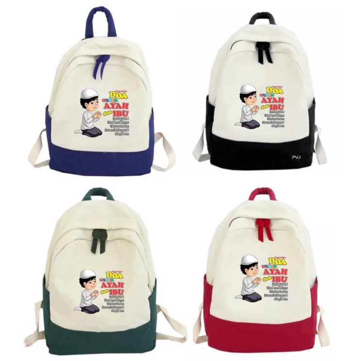 Tas Anak Laki Laki muslim Kids Backpack School PVJ