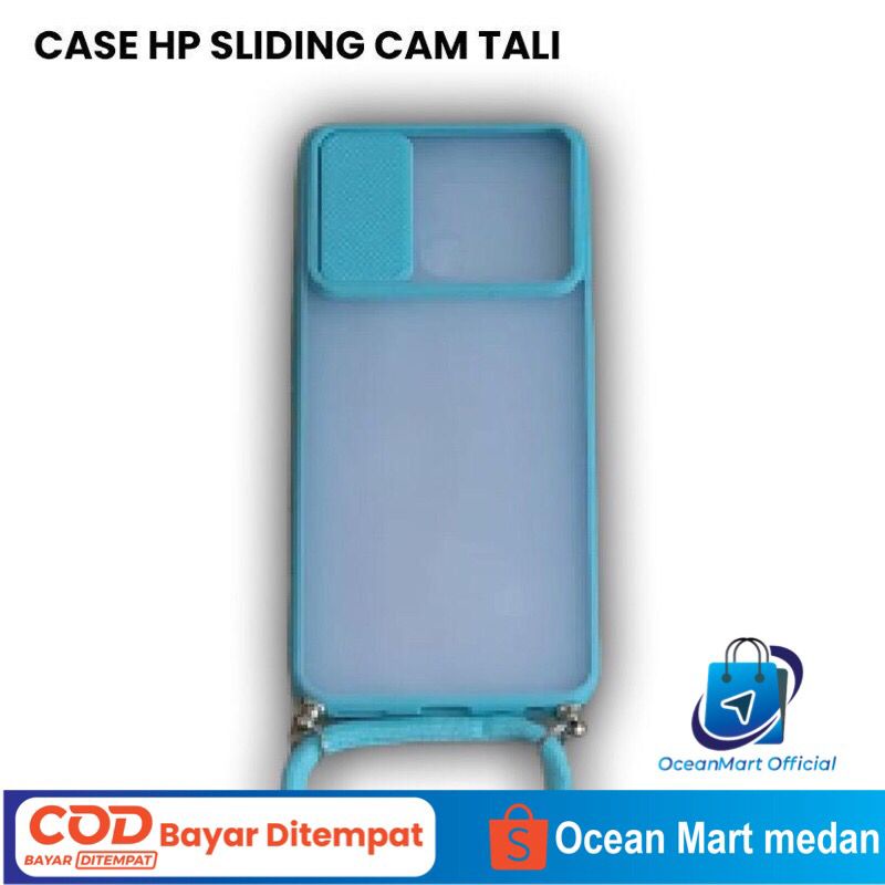 Case Dove Sliding Oppo Reno 4F 5 Slide Kamera Tali Lanyard Casing Aksesoris Handphone HP OCEANMART OCEAN MART Murah Grosir