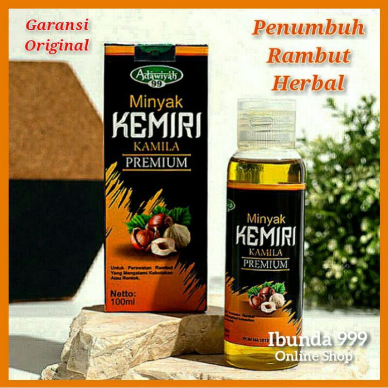 MINYAK PENGHITAM RAMBUT / MINYAK KEMIRI KAMILA / OBAT PENUMBUH RAMBUT / MINYAK PENYUBUR RAMBUT / MIN