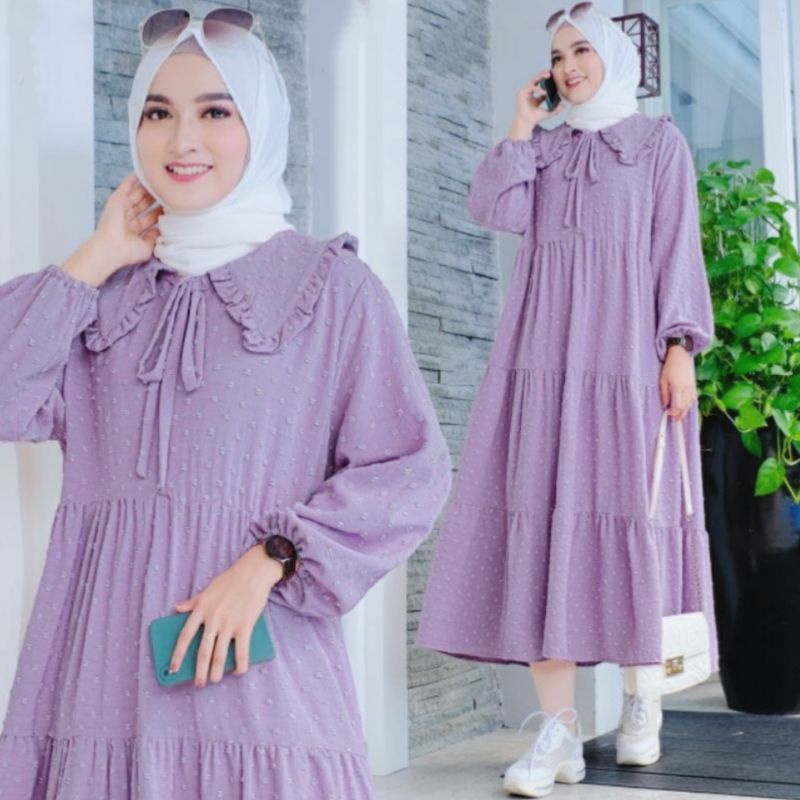 ZAMIRA MIDI DRESS URAGIRI