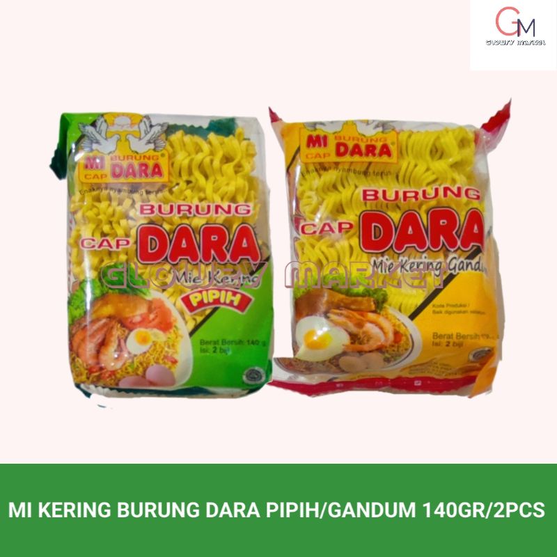 

MI BURUNG CAP DARA GANDUM/PIPIH 140GR/2PCS MIE BURUNG DARA MI KERITING MIE KERING