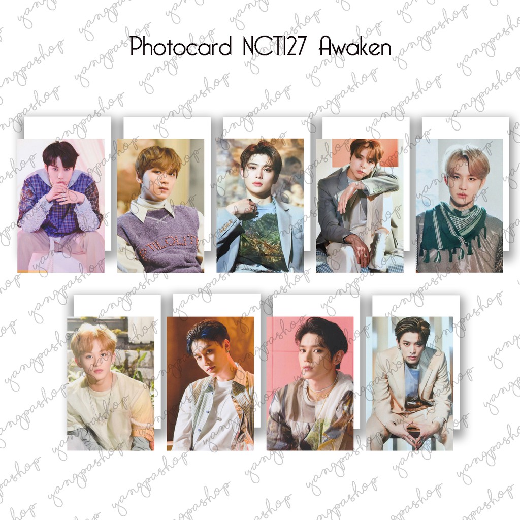 [READY / SET] 127 AWAKEN JAPAN ALBUM NSEO PHOTOCARD FAN MADE UNOFFICIAL YANGPASHOP JAEHYUN TAEYONG M
