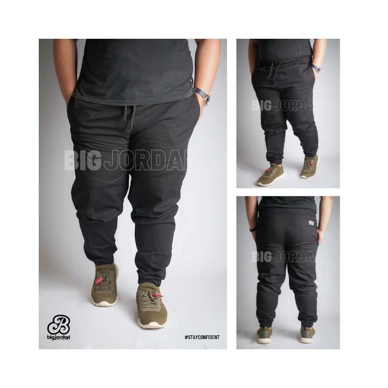 big jordan original jogger twill strecth jumbo size big size jumbo oversize  size 52 50 48 46 44 42