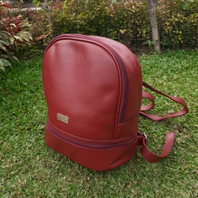 Tas Ransel Jelita Maroon Rumah Warna