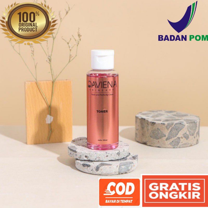 Toner Glowing Daviena Skincare Davienaskincareofficial Davina Devina Lampung Jakarta Surabaya Pembersih Pemutih Pencerah Wajah Glowing Bpom Daviena Skincare