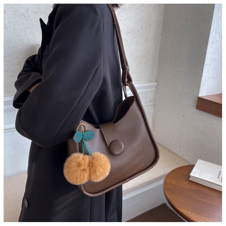 BJ15376 - BLACK/COFFEE/KHAKI - TAS WANITA FASHION IMPORT MODIS ELEGAN TERMURAH TERLARIS TERBARU BAGSTORE JAKARTA TAS BATAM EL5376 MIRIP ZC2838