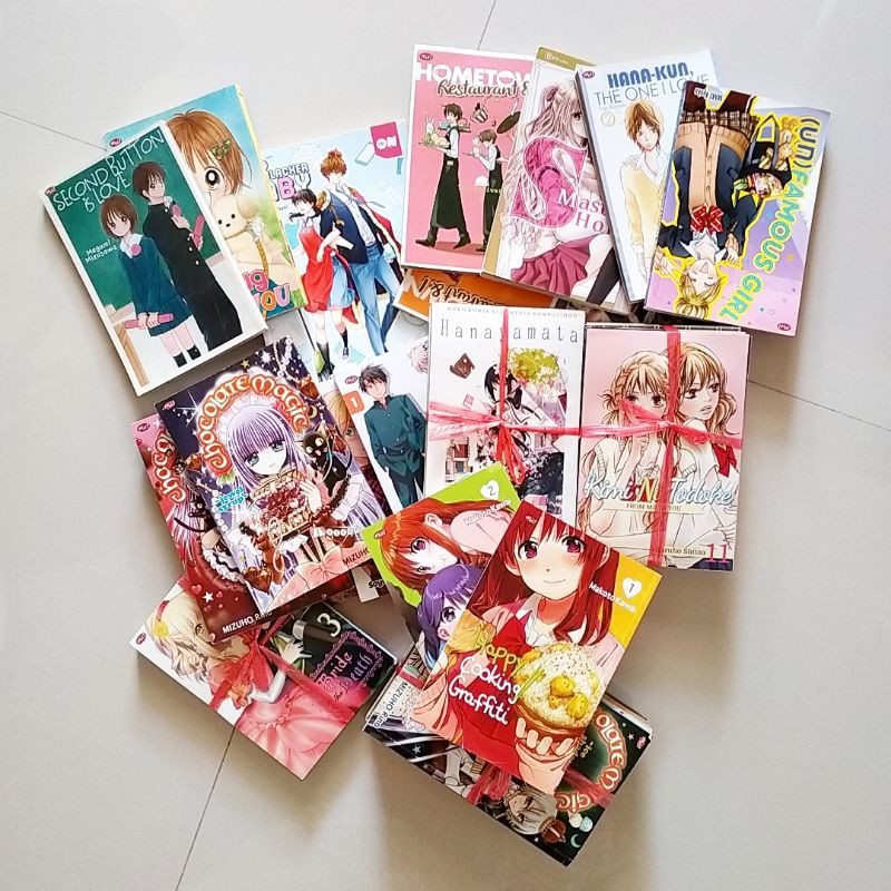 PRELOVED Komik Romance-Fantasy MURAH Kimi ni Todoke, Hanayamata, Hana-kun, Chibi fairy  etc