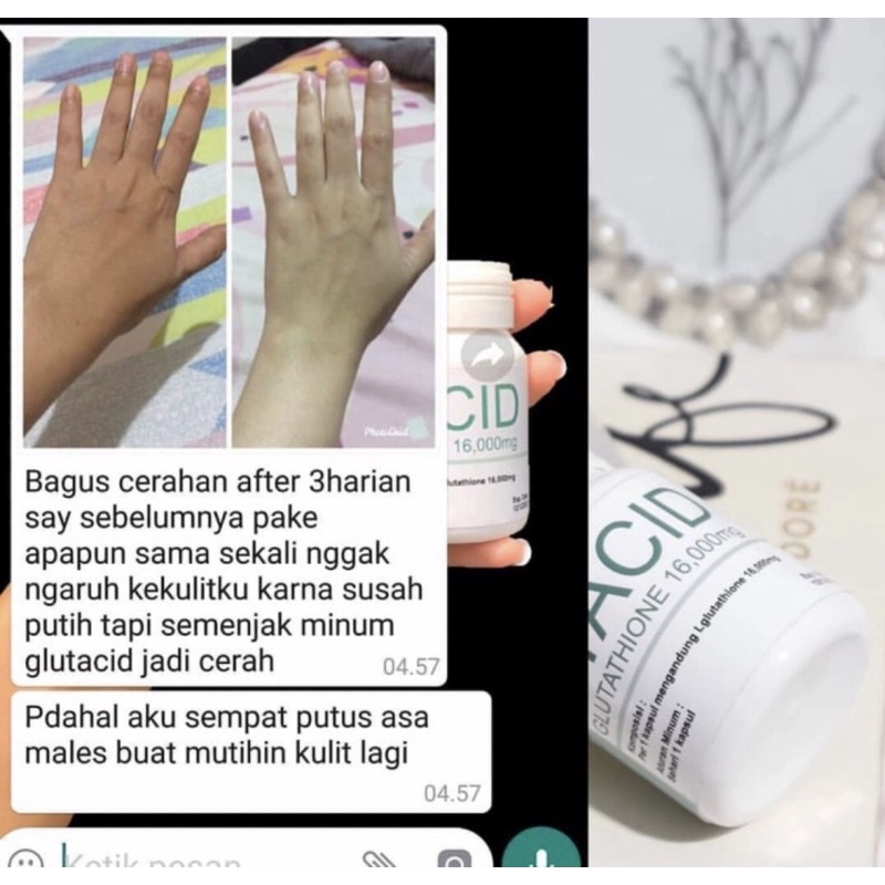 Glutacid Original Murah Whithening 16 000 Mg Original Whitening Booster Obat Pemutih Wajah - Badan - Glutacid Original Whitening Booster 16 000mg Obat Suplemen Herbal Glutacid Asli 100% Original