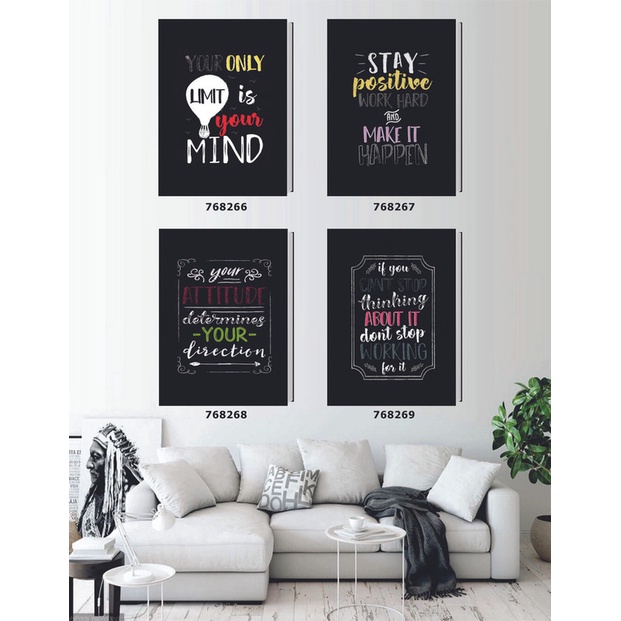 

Buku Tulis / Notebook / A5 Jepang / Typography / Set 2532