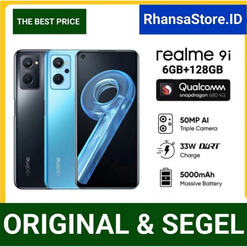 Jual REALME 9i 6/128GB Qualcomm Snapdragon 680 Processor | 33W Dart ...