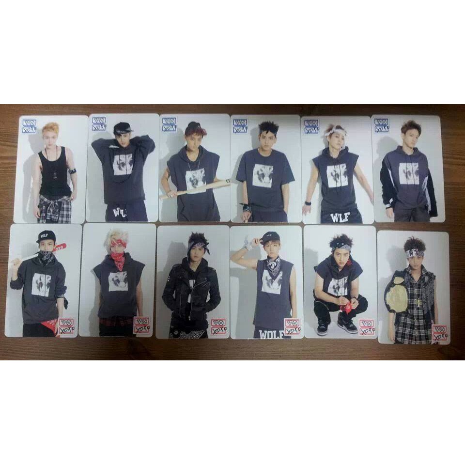 READY EXO KRIS LUHAN TAO SUHO D.O DO KYUNGSOO SEHUN KAI LAY BWCW BOYS WHO CRIED WOLF PHOTOCARD PC