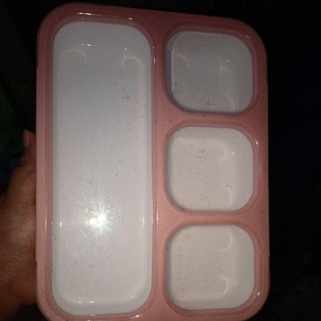 Lunch Box Yooyee Sekat 4 Yooyee Sekat 4 Besar Anti Tumpah Kode 578  Lunch Box Sekat 4 Anti Tumpah S1