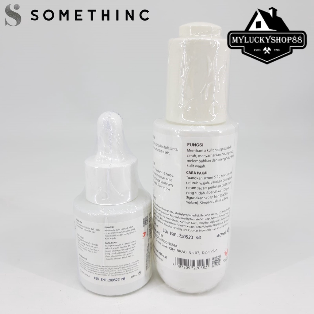 Somethinc 5% Niacinamide + Moisture Sabi Beet Serum 20ml 40ml 20 40 ml