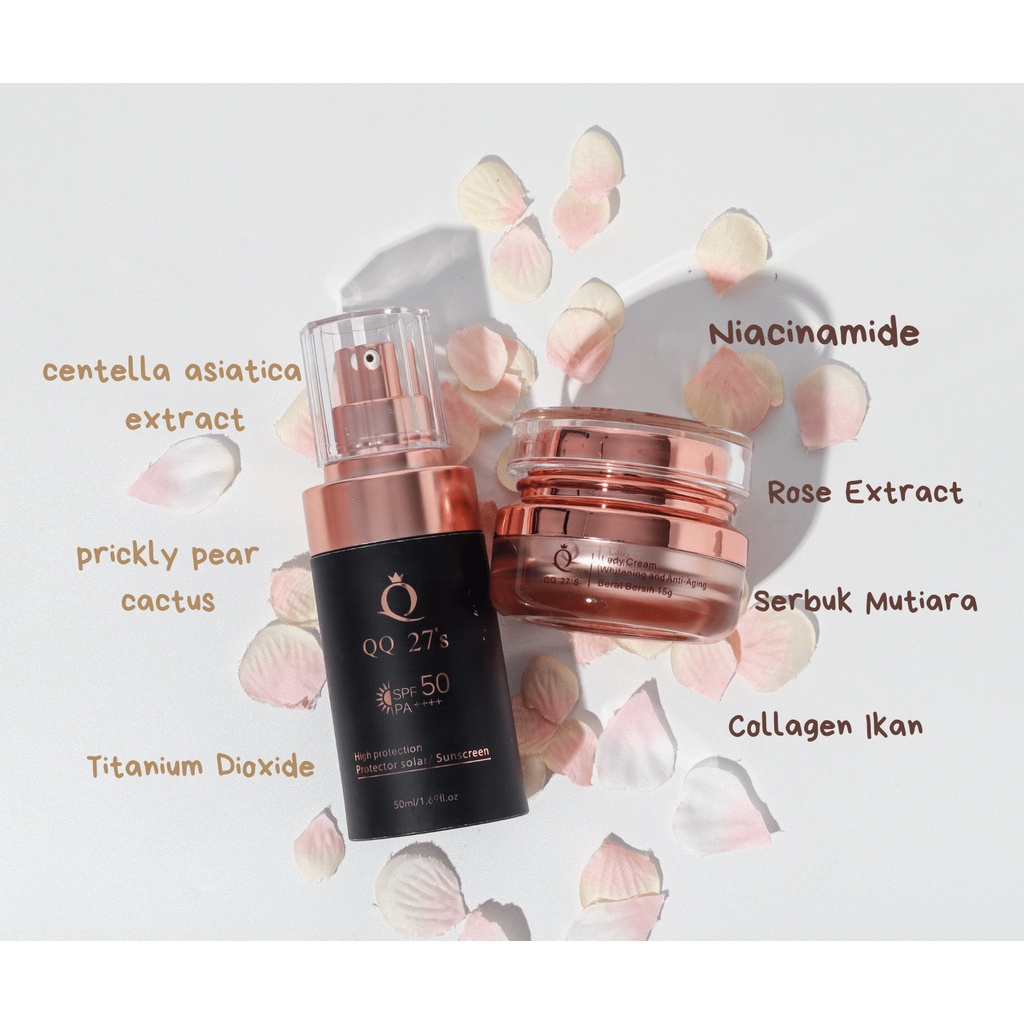 QQ 27'S Paket DUO Lady Cream + Sunscreen