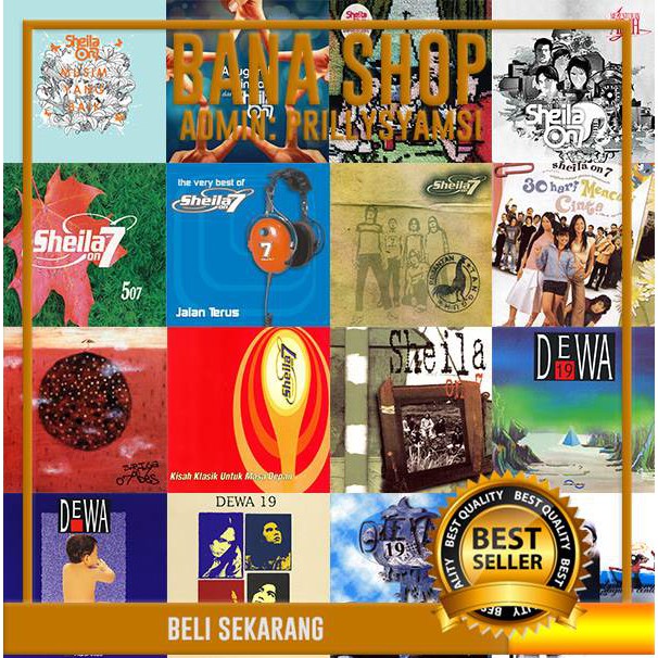 MID DVD CD BEST MP3 SHEILA ON 7 DEWA 19 DISCOGRAPHY 320KBPS GG