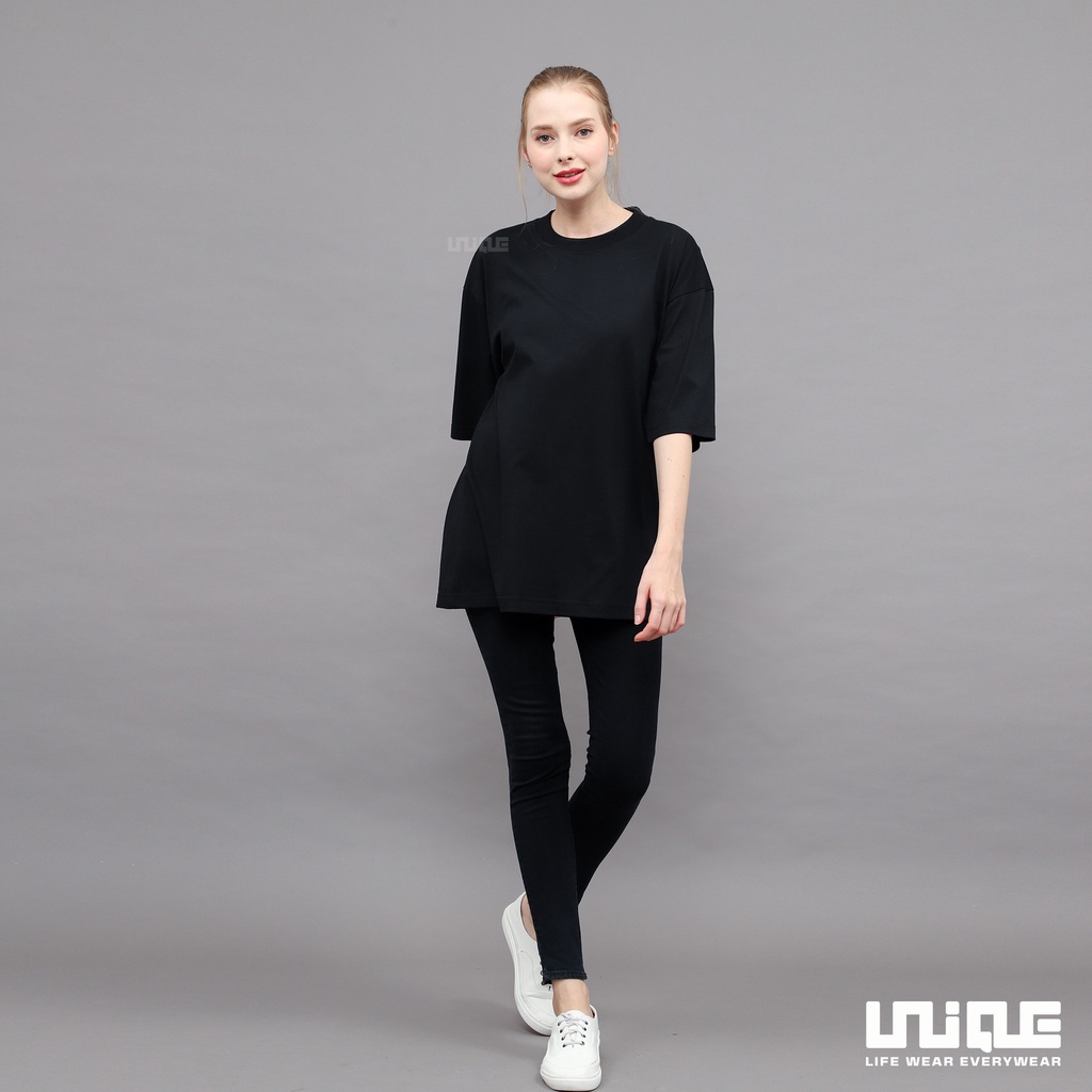 UNIQUE - (Basic Series) Kaos Polos Oversize Basic Jet Black