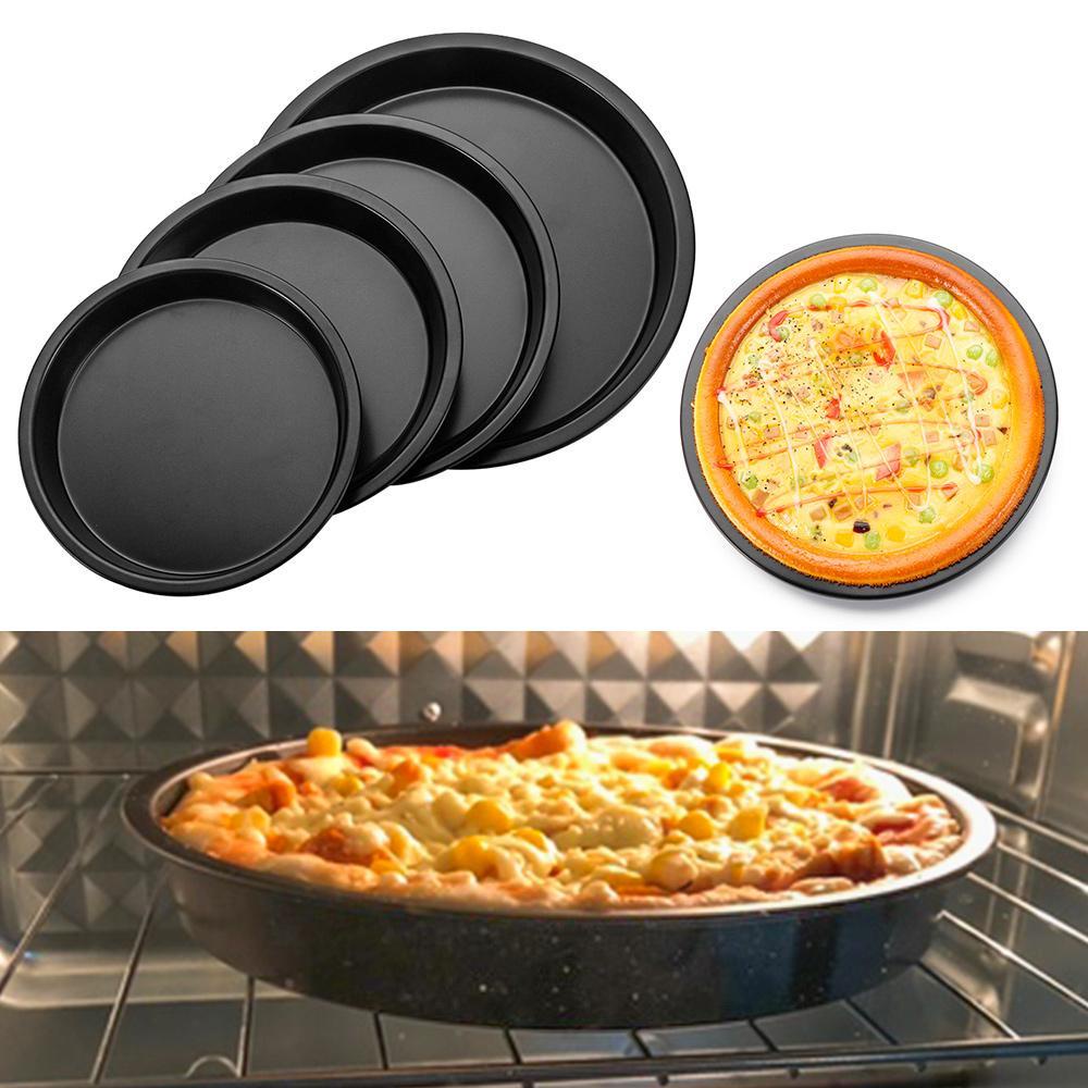 Suyo Pizza Pan Anti Lengket Bakeware Cetakan Kue Piring Pizza