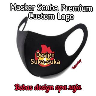  MASKER  SCUBA  CUSTOM SABLON  PREMIUM QUALITY Shopee 