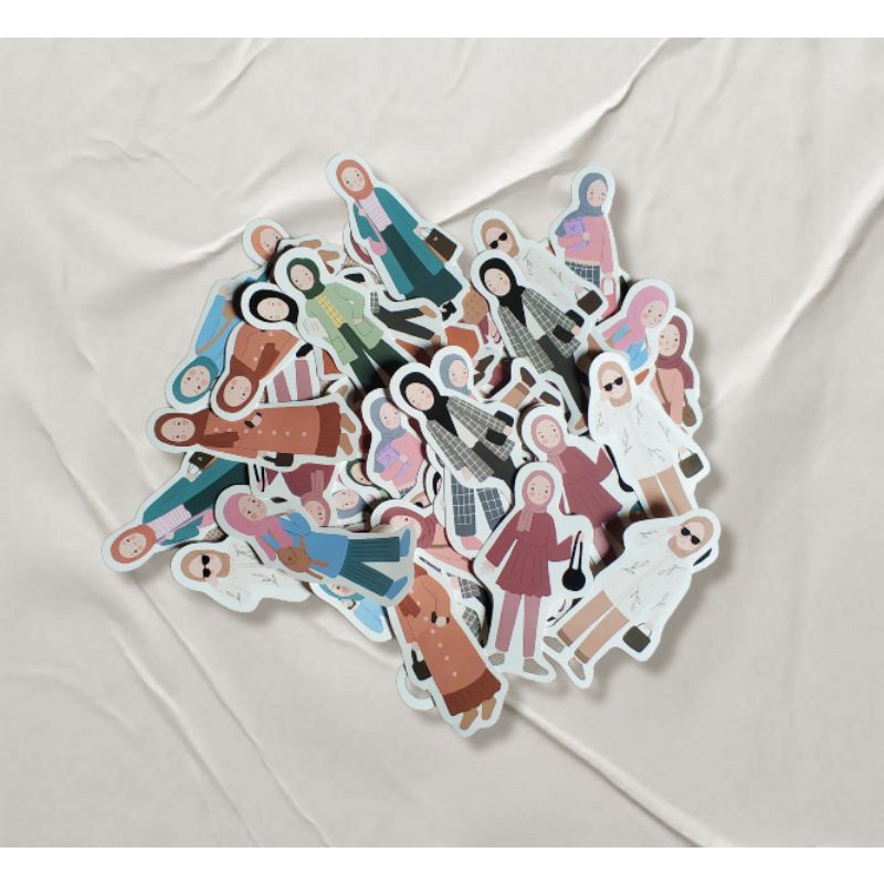 

50pcs | Cute Hijab Sticker aesthetic