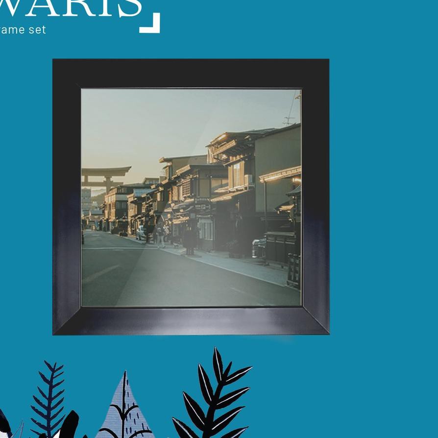 ♛  2.2♛ Borong Bingkai Foto Fiber Premium Minimalis Persegi Frame Kotak Dinding Pigura Lokal (∇≡)
