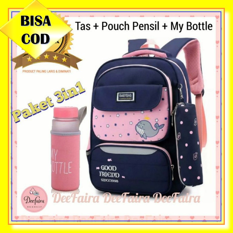 [Gmf➼] Tas Sekolah Anak Perempuan Sekolah Dasar 1-2-3-4-5-6 Kelas Anak Tas Sekolah Anak Perempuan Ta