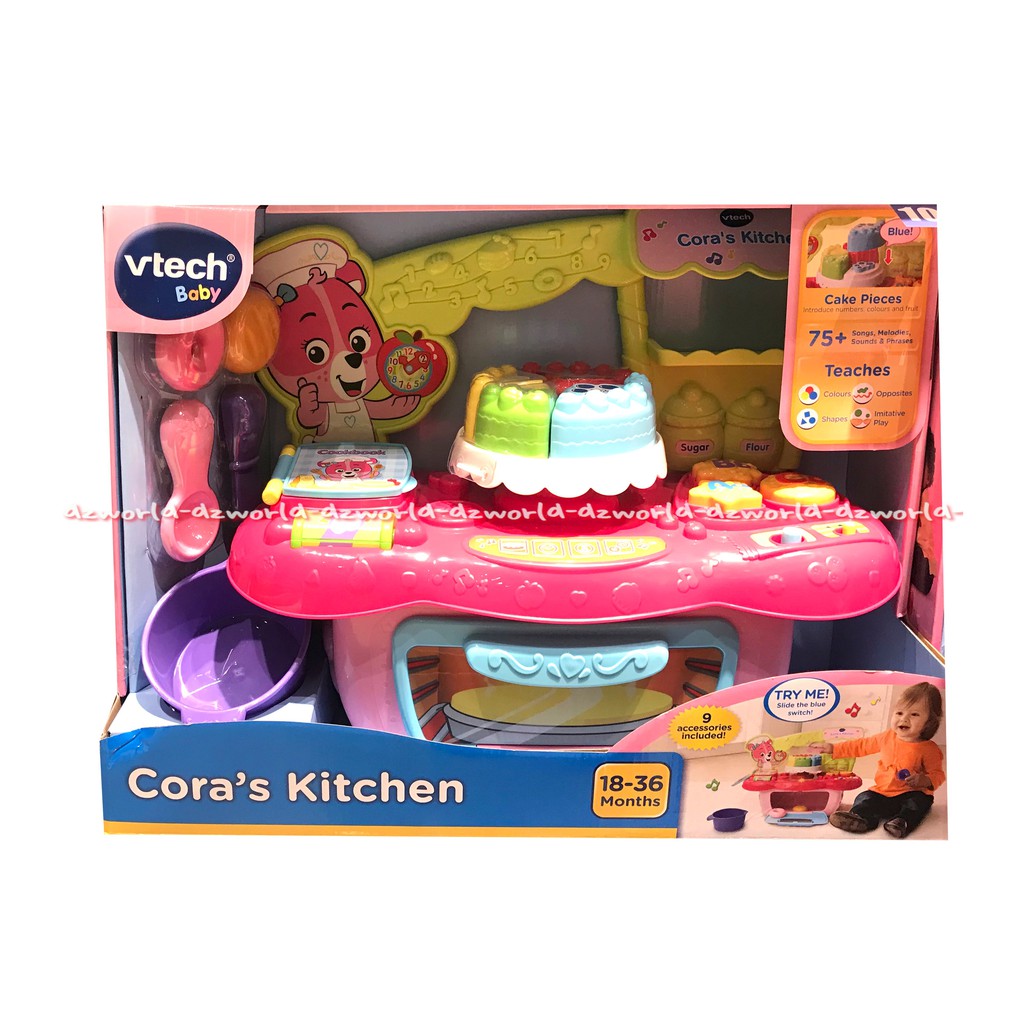 Vtech Baby Cora's Kitchen Mainan Dapur Bayi Baby Cildren Kitchen Mainan Masak Masakan Membuat Kue