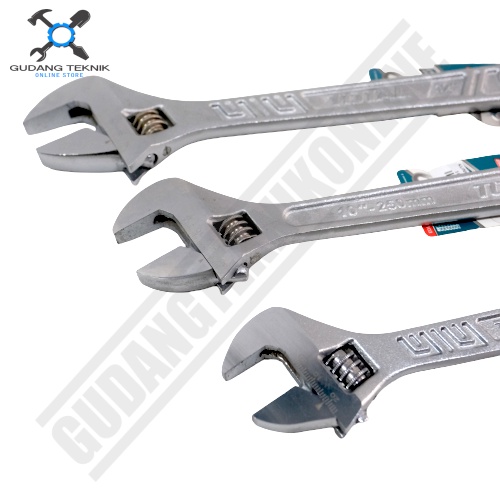 Kunci Inggris 8&quot; TOTAL THT101083 / Kunci Inggris 12&quot; TOTAL THT1010123 - Adjustable Wrench 10&quot; THT1010103