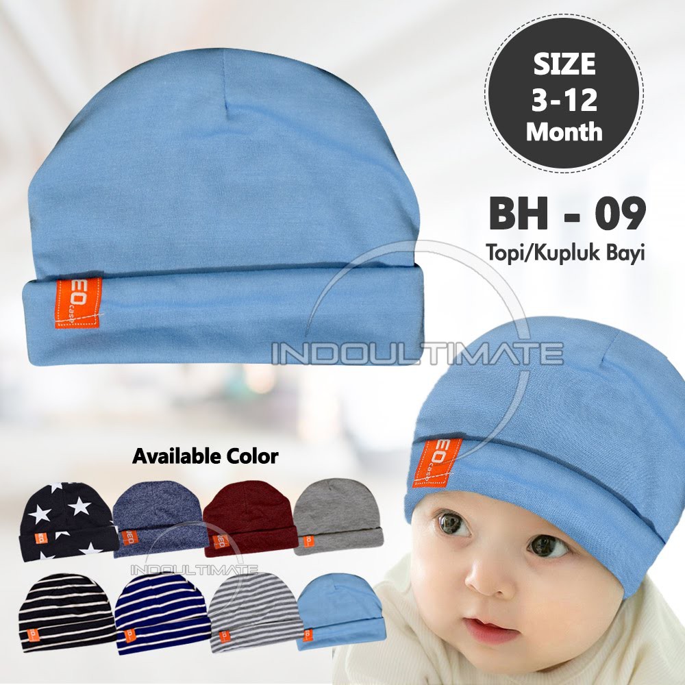 Topi Bayi Topi Kupluk Bayi BH-09 Topi Bayi Baru lahir Topi Bayi Laki Laki Topi Bayi Cowok Cewek