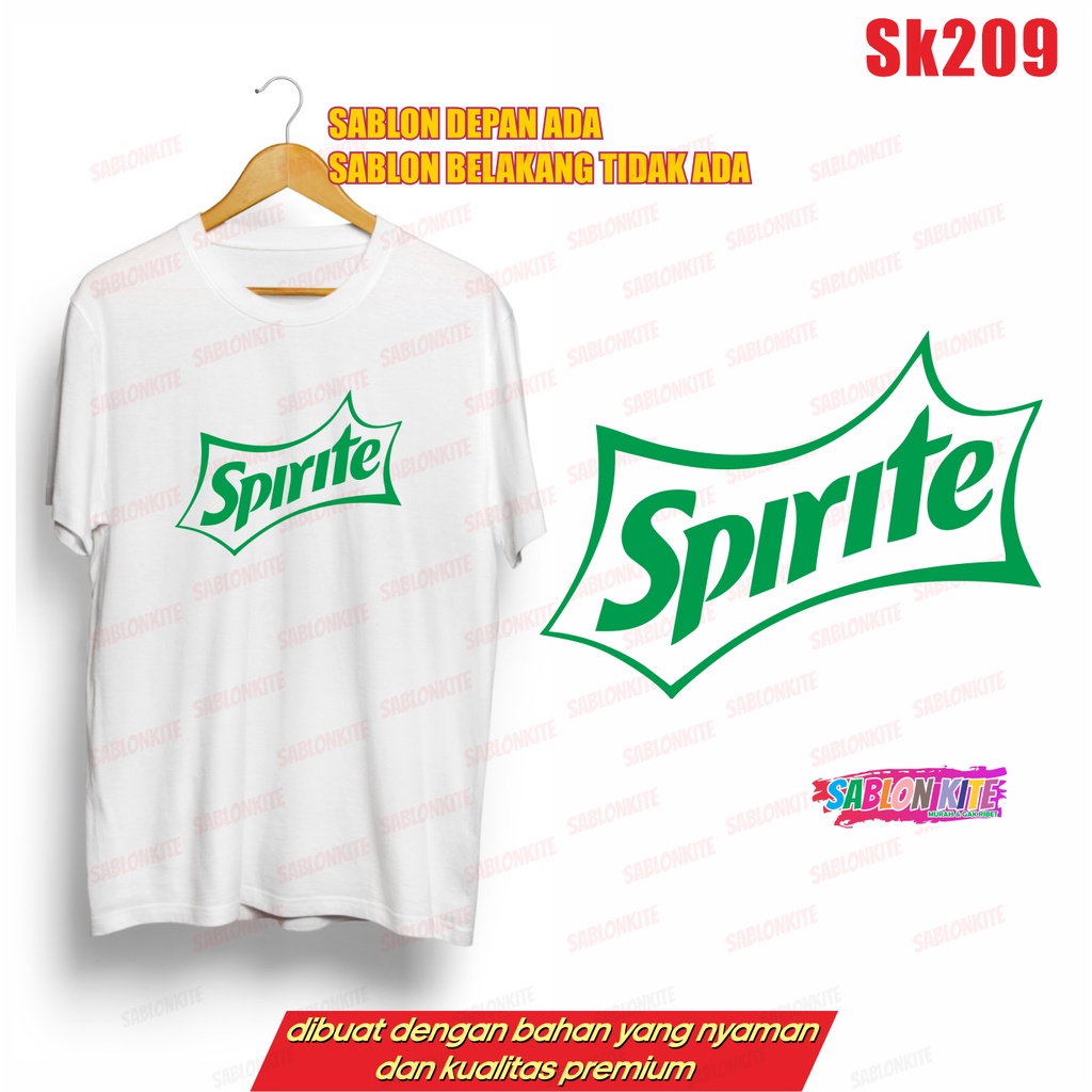 MURAH!!! KAOS PLESETAN SPIRIT SK209 BAHAN COMBED 30S