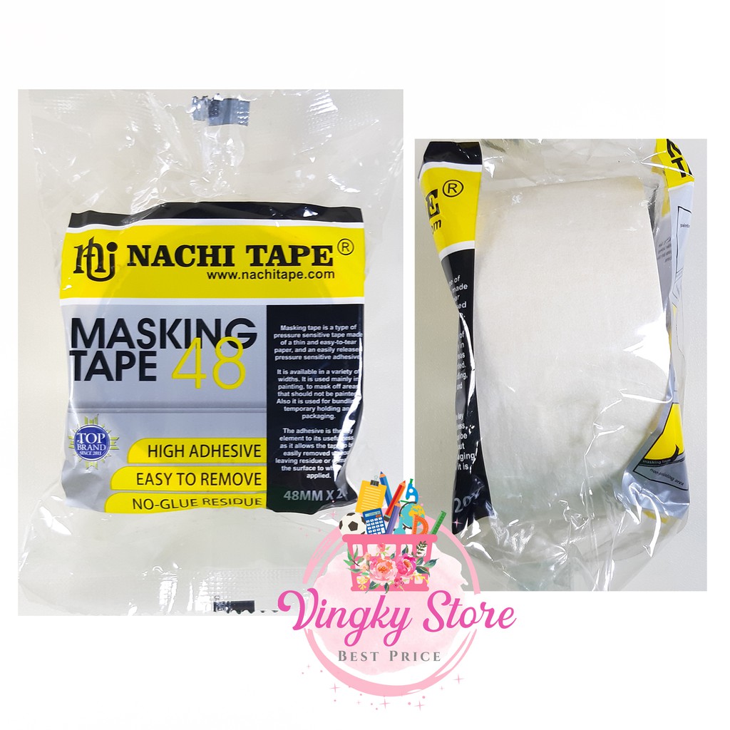 

Masking Tape / Lakban Kertas 48mm Nachi