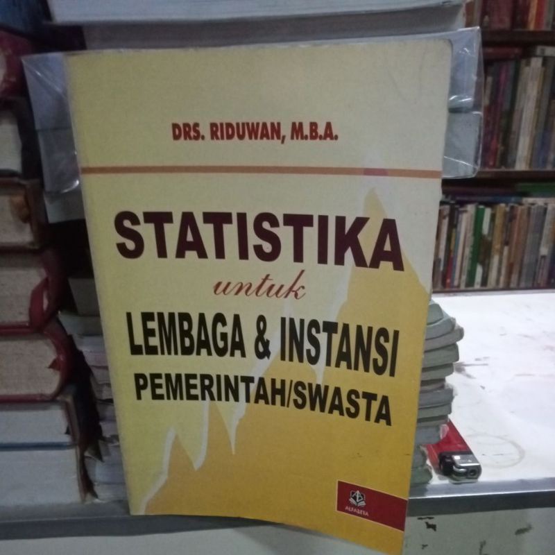 Buku Statistik untuk Lembaga & Instansi Pemerintahan