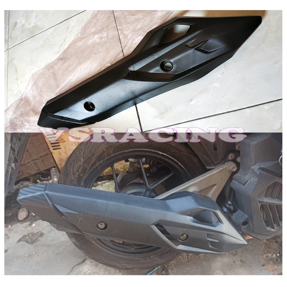 Tutup Tameng Cover knalpot vario LED 125/150 tahun (2016 - 2017) Aksesoris Sepeda Motor Murah