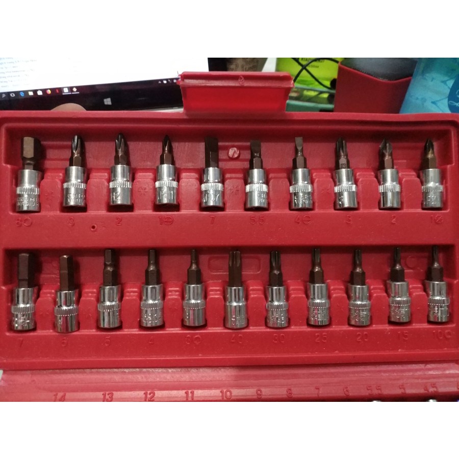 Kunci Sok / Kunci Shock SET 46PCS Lengkap Murah Praktis