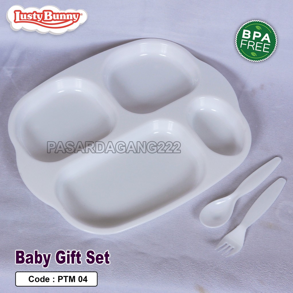 LUSTY BUNNY FEEDING SET PERALATAN MAKAN BAYI 1383