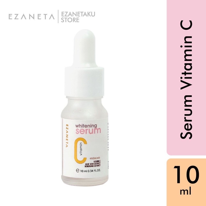 WHITENING SERUM EZANETA BPOM SERUM MENCERAHKAN WAJAH SERUM AUTO GLOWING SERUM VITAMIN C TERMURAH/PROMO/COD/FREE ONGKIR