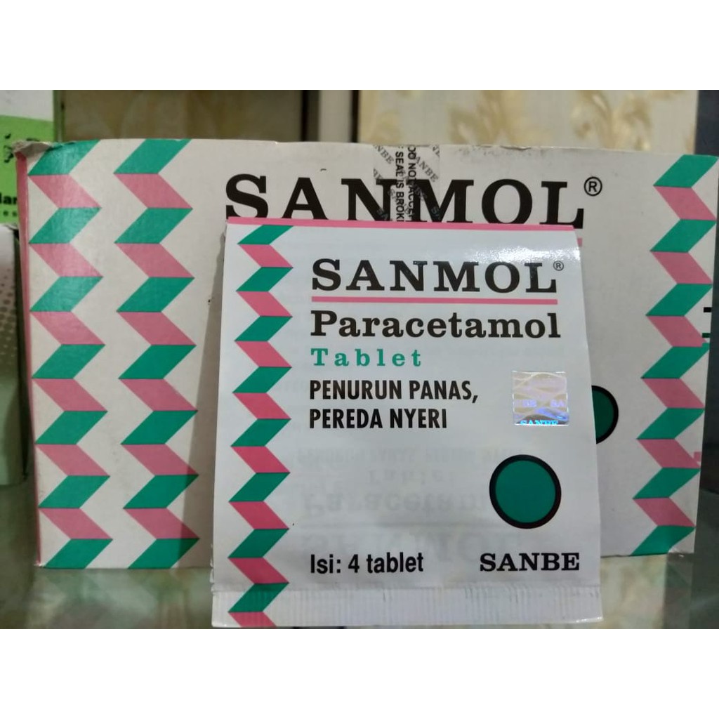 SANMOL TABLET PER 5 strip / Tablet Penurun Panas