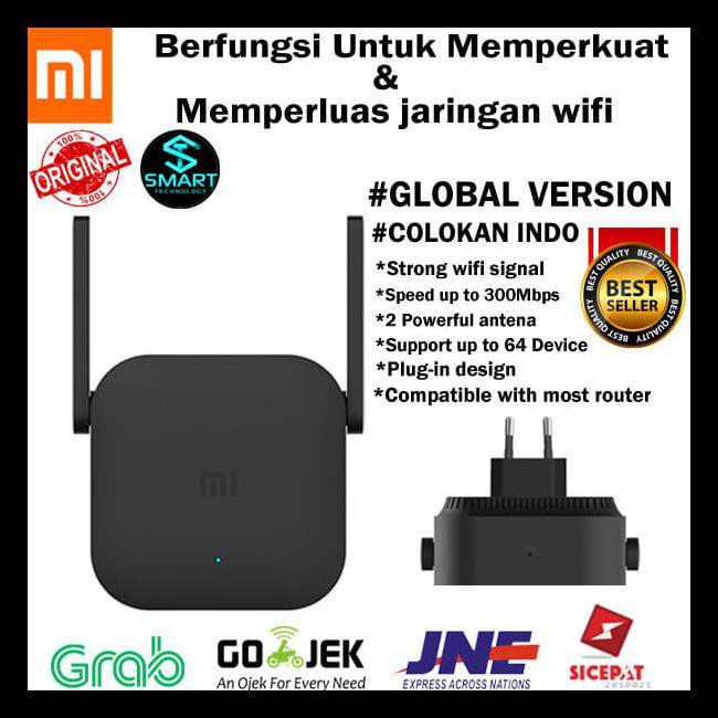 Alat Penguat Sinyal Wifi / Alat Memperluas Jaringan Wifi Xiaomi - Hitam