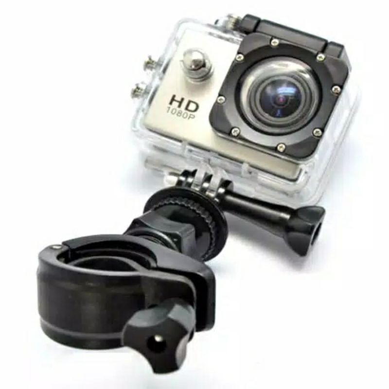 Holder Stang Sepeda Motor Bracket Roll Cage Dual Mount For Action Cam Xiaomi yi