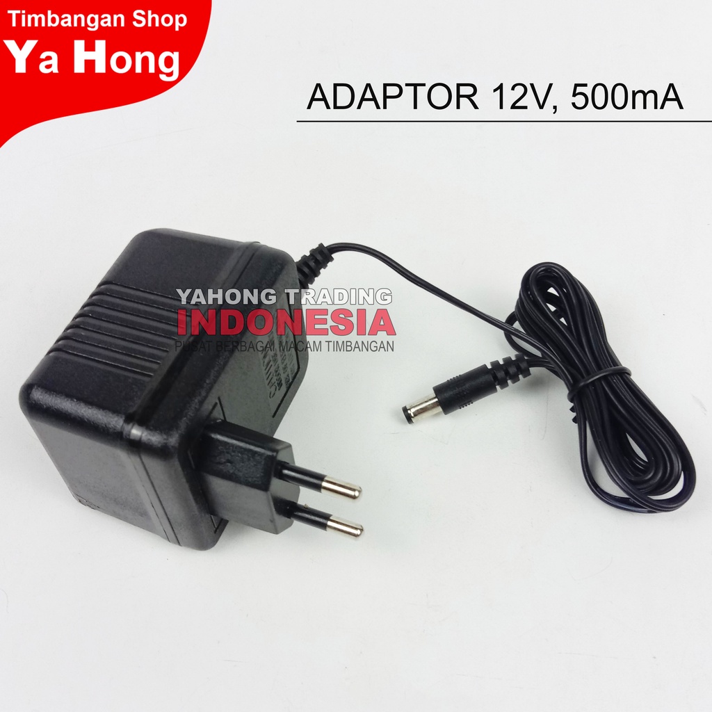 Adaptor Charger Timbangan Digital 12V 500mA