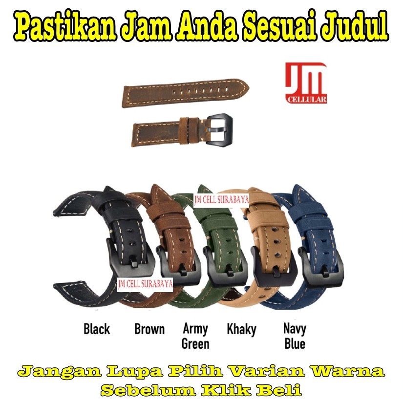 Tali Jam Tangan Crazy Horse Leather Strap Withings Activite Pop