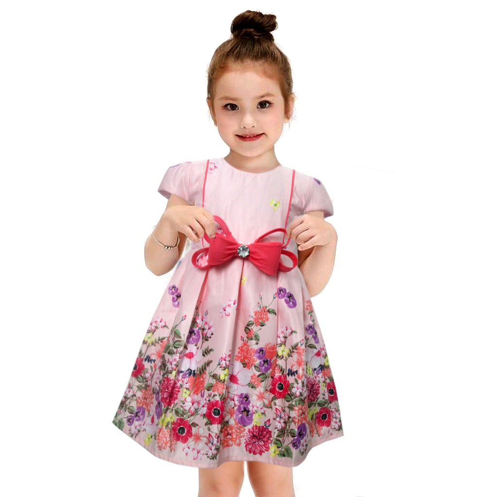 Two Mix Baju anak  Pakaian  anak  perempuan  dress anak  