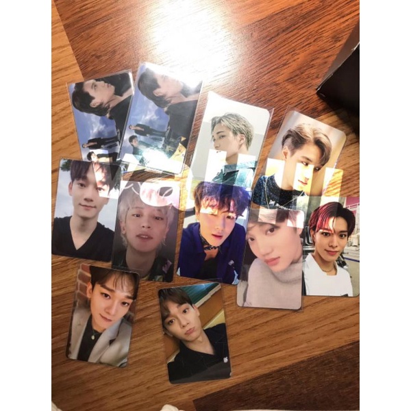 EXO & NCT photocard (Chanyeol, Suho, Chen, Kai, Yuta)
