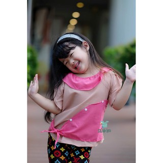  BAJU  ANAK  Perempuan Izakhu Cassandra Blouse Top  Shopee 