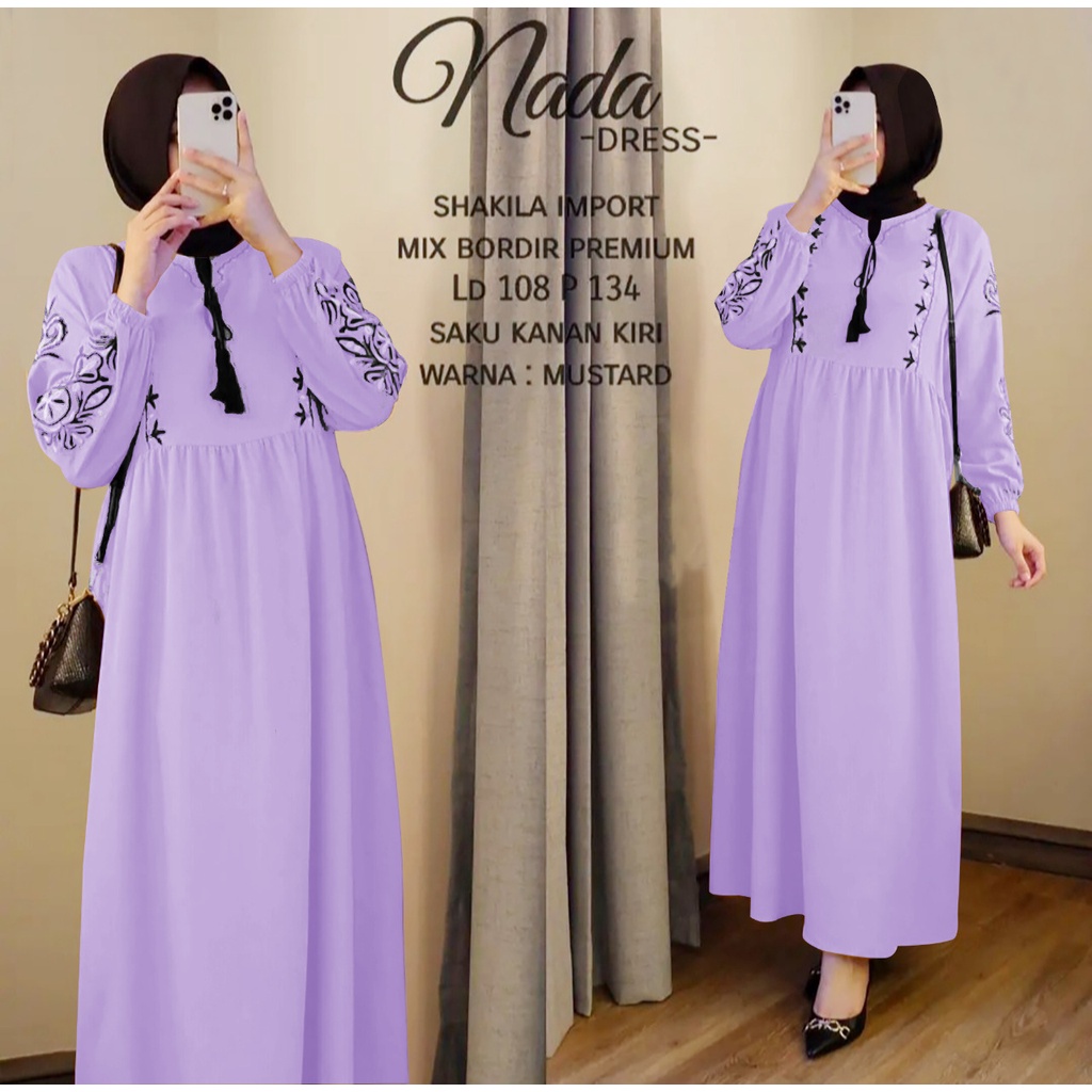 FASHION MUSLIM DRESS NADA NARA SHAKILA IMPORT DMR