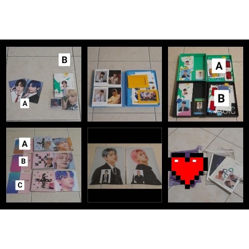 TXT ALBUM PC PHOTOCARD LIGHTSTICK LS CROWN DREAM CHAPTER MAGIC ETERNITY MINISODE BLUE HOUR NYEL POST