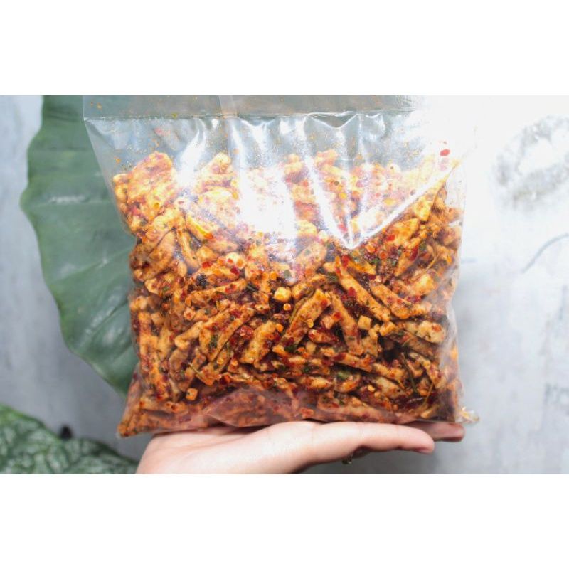 COD BASRENG VIRAL PEDAS DAUN JERUK BERAT 500 GRAM basreng Bandung / basreng enak / basreng pedas / basreng viral / basreng terlaris / basreng renyah / basreng endul / basreng ikan / basreng rame / basreng daun jeruk / basreng murah