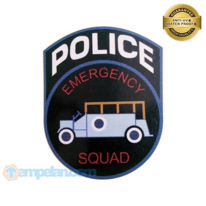 

STIKER POLICE EMRGENCY SQUAD