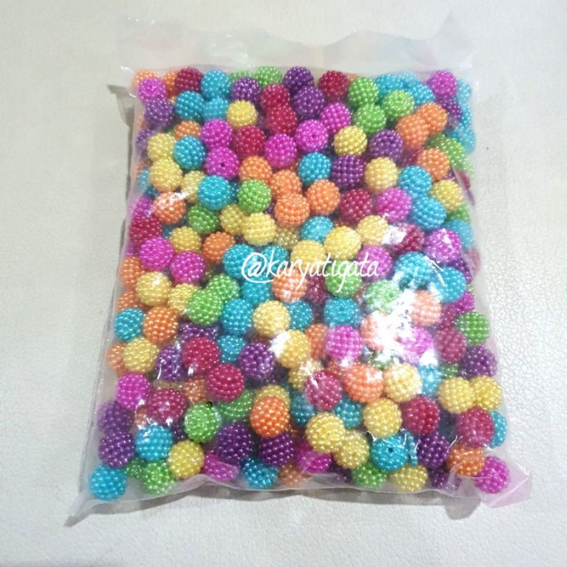 Mote Berry / Beri 14 mm Warna (450 gram)